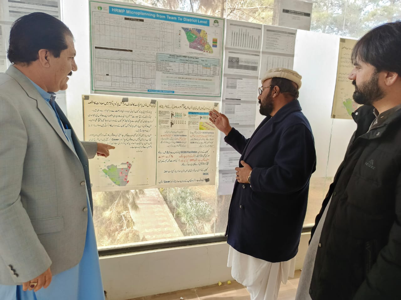 HRMP microplanning review session at district level