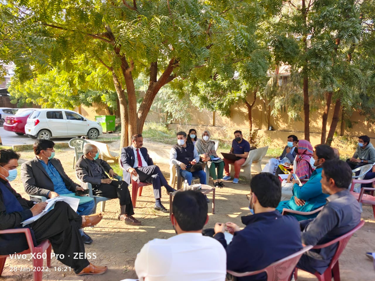 District program field planning in Malir under natural light